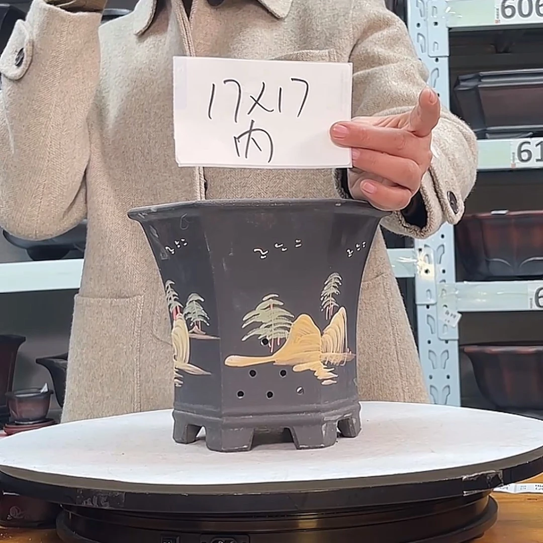 紫砂花盆宜兴紫砂37