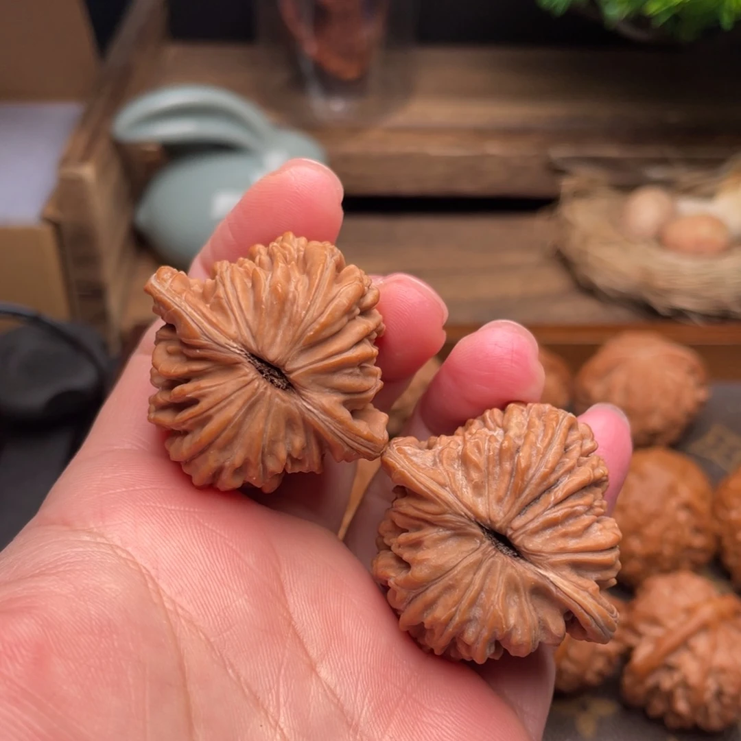 文玩核桃把件土*G11号38尺四座楼