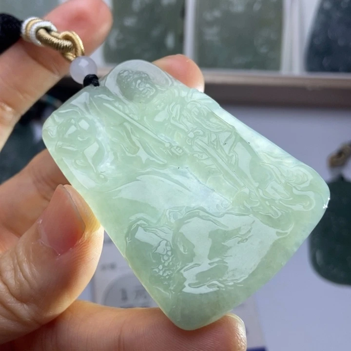 翡翠未镶嵌挂件翡翠