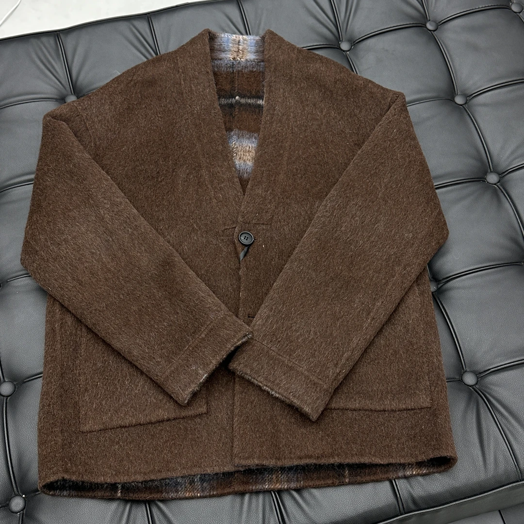 Lu SELECT 开衫道袍双面可穿大衣 24SY046