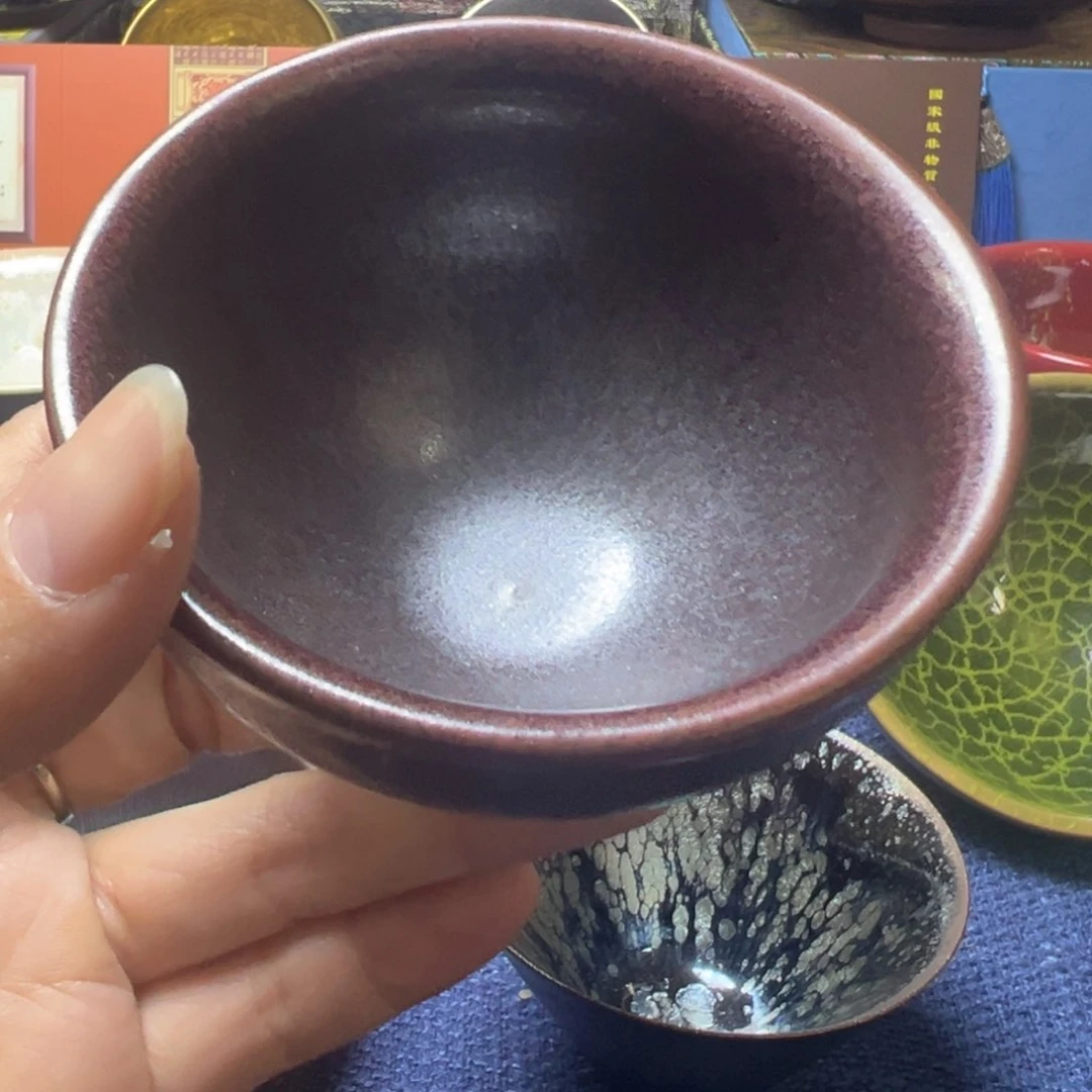 建盏喝茶杯 喜欢进