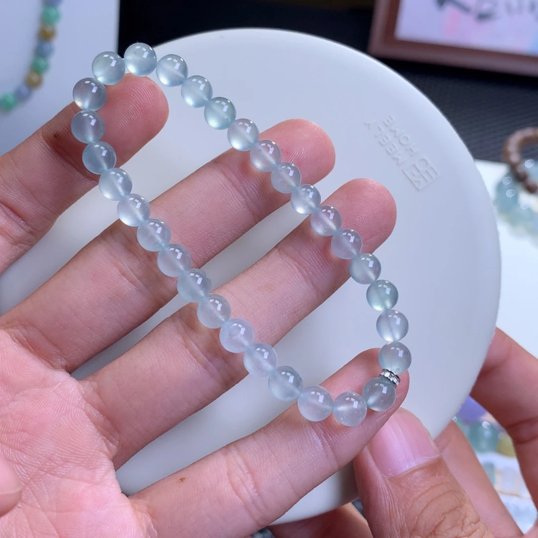 未镶嵌手链翡翠乐*翡翠手串卡6