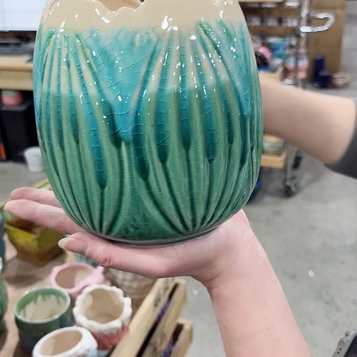 陶瓷陶瓷多肉植物花盆