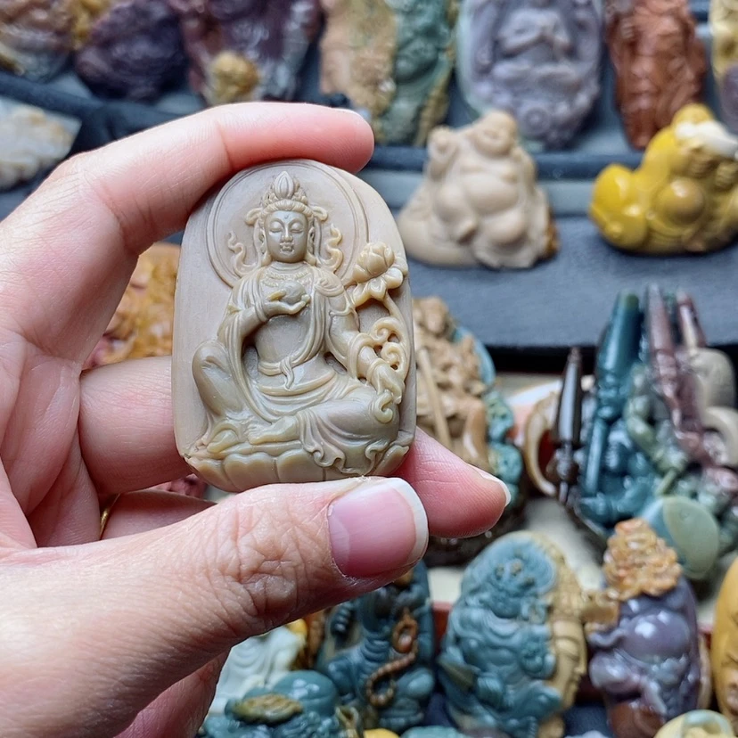 【闪购商品】定制石英质玉手把件未镶嵌