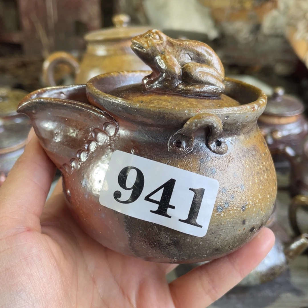 陶纯手工柴烧茶壶茶具