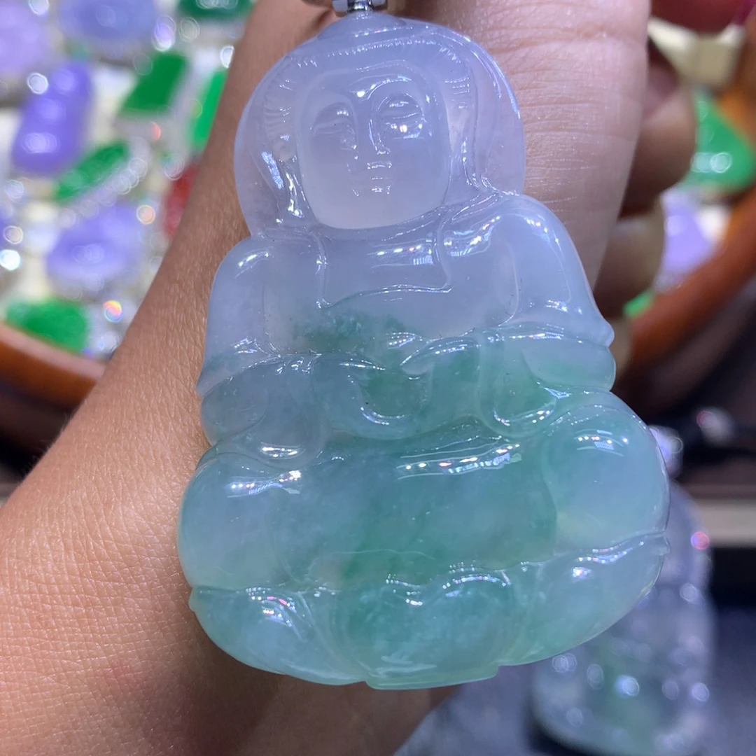翡翠未镶嵌颈饰翡翠吊坠