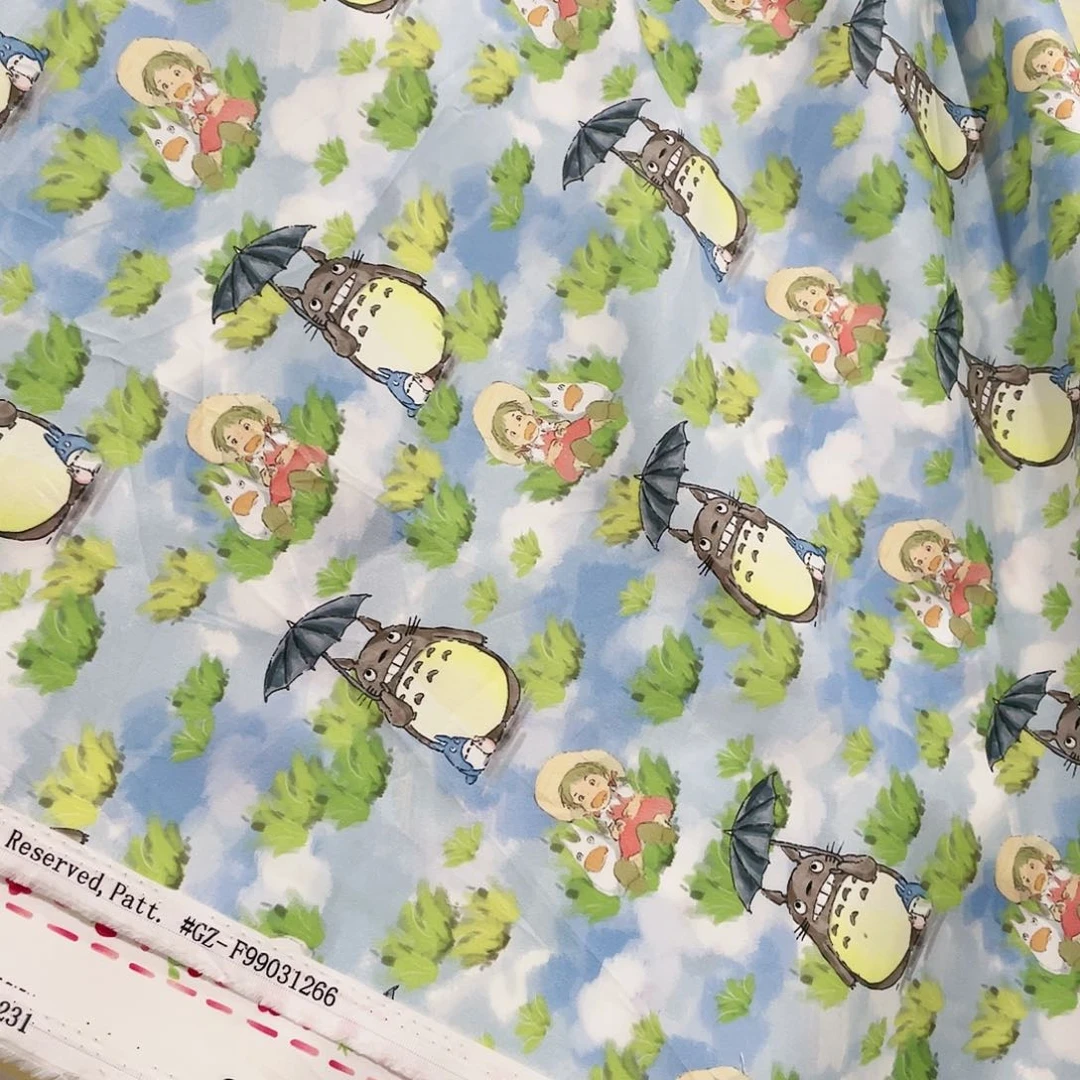 是**呀一米价纯棉50支加密细斜纹1.5米宽果子布艺地卷