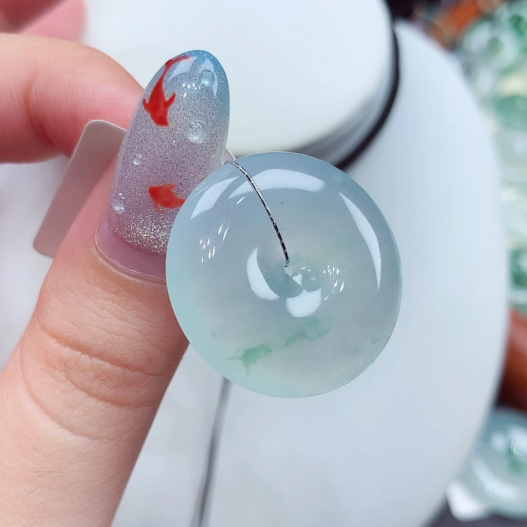 翡翠未镶嵌颈饰翡翠33，25.7/6