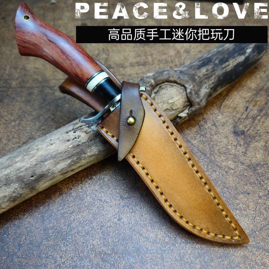 精品手工大马士革典藏款小博弈小刀