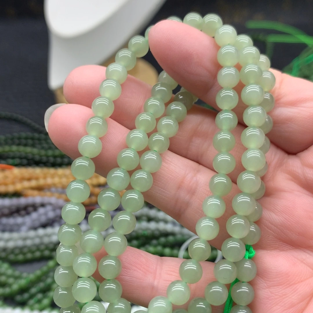 和田玉未镶嵌手链6