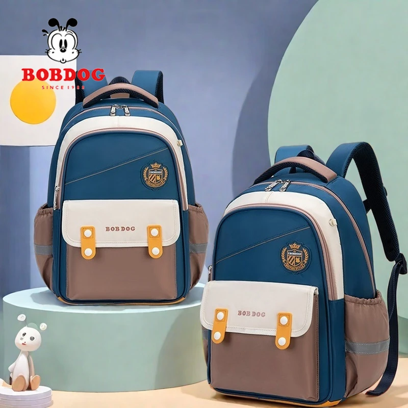 巴布豆书包护脊轻便男孩34-6年级新款女童小学生儿童大容量双肩包