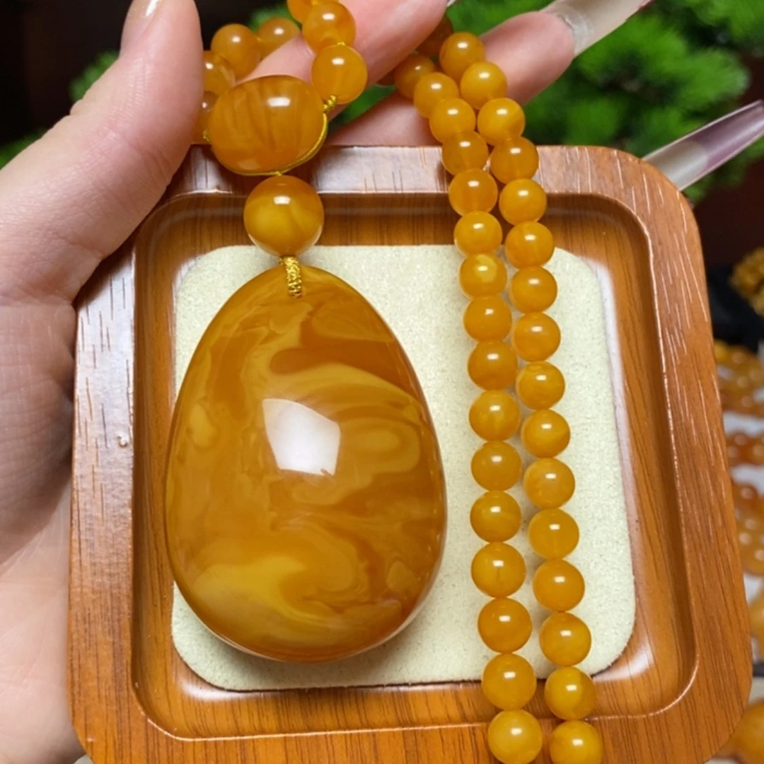 【闪购商品】蜜蜡颈饰未镶嵌项链