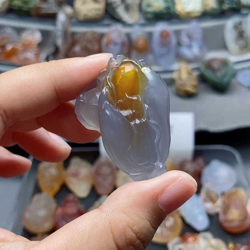【闪购商品】未镶嵌吊坠定制玛瑙