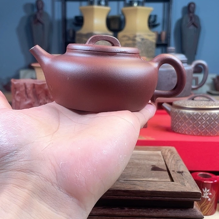 紫砂茶杯扁晨壶微瑕