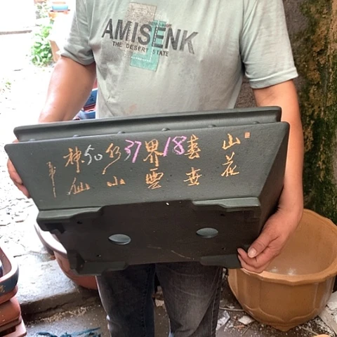 紫砂花盆手工艺品