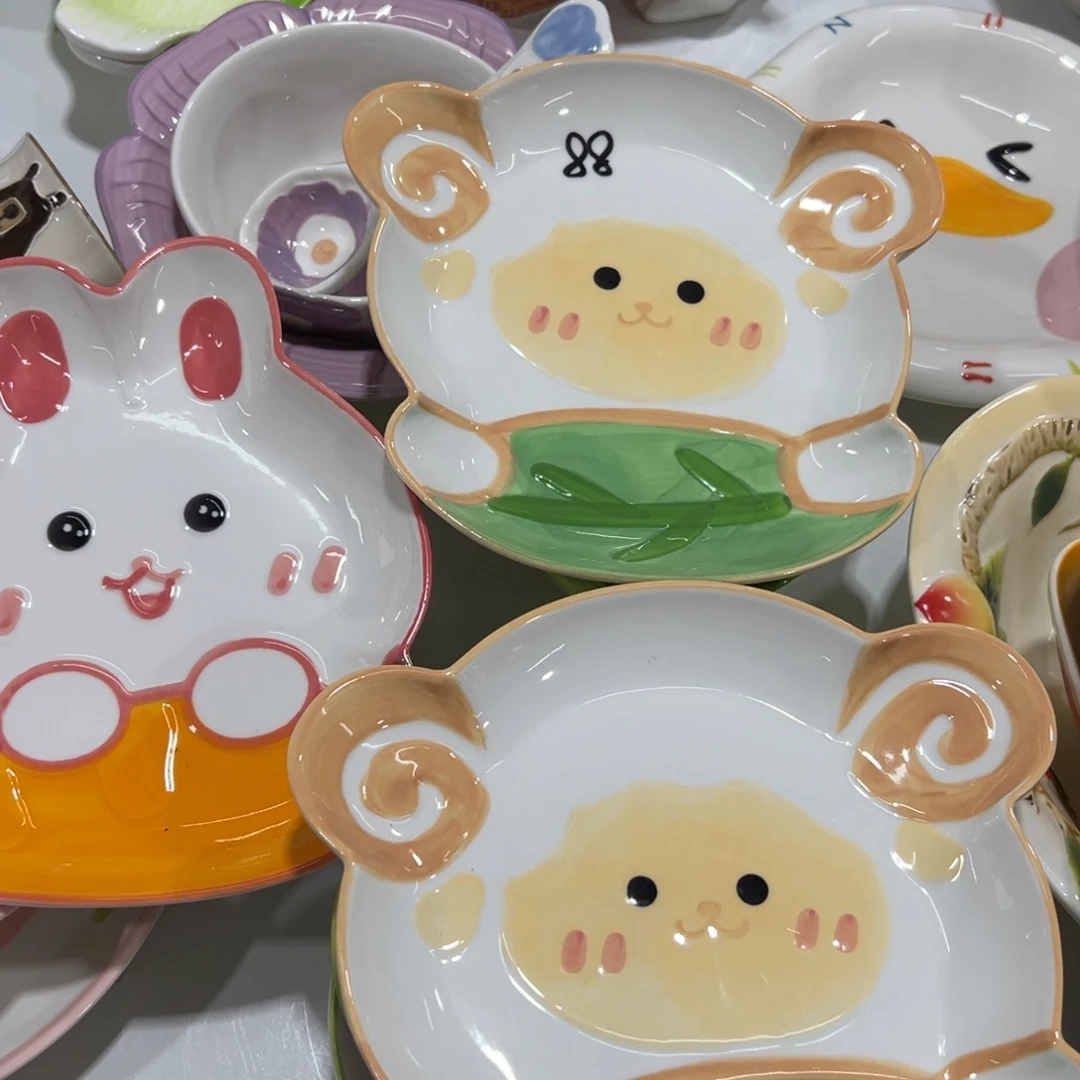 陶其他高温陶瓷釉下彩微瑕品！