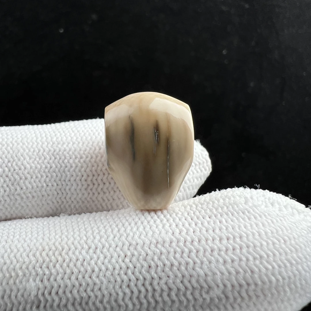 D4311天然猛犸牙 三通 12.8*17.2mm支持鉴定 假一罚四