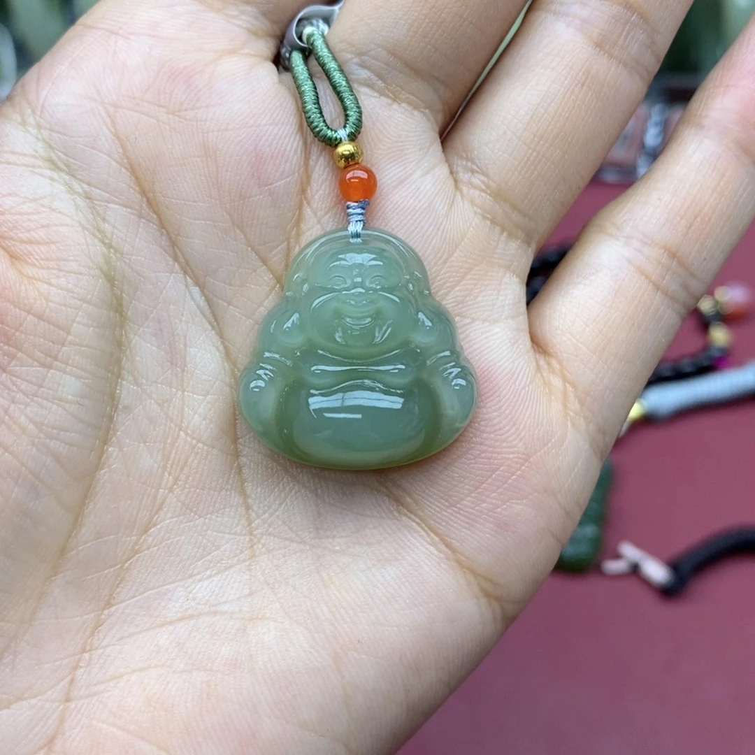 和田玉吊坠(不含链)未镶嵌铁**蛙