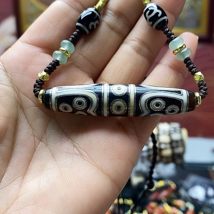 玛瑙/玉髓（覆膜）合金颈饰