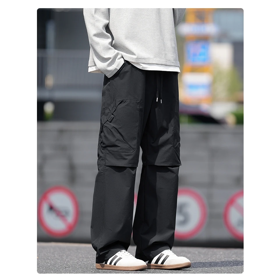 2025秋季新款休闲重工舒适防水宽松弹力裤【五色可选】