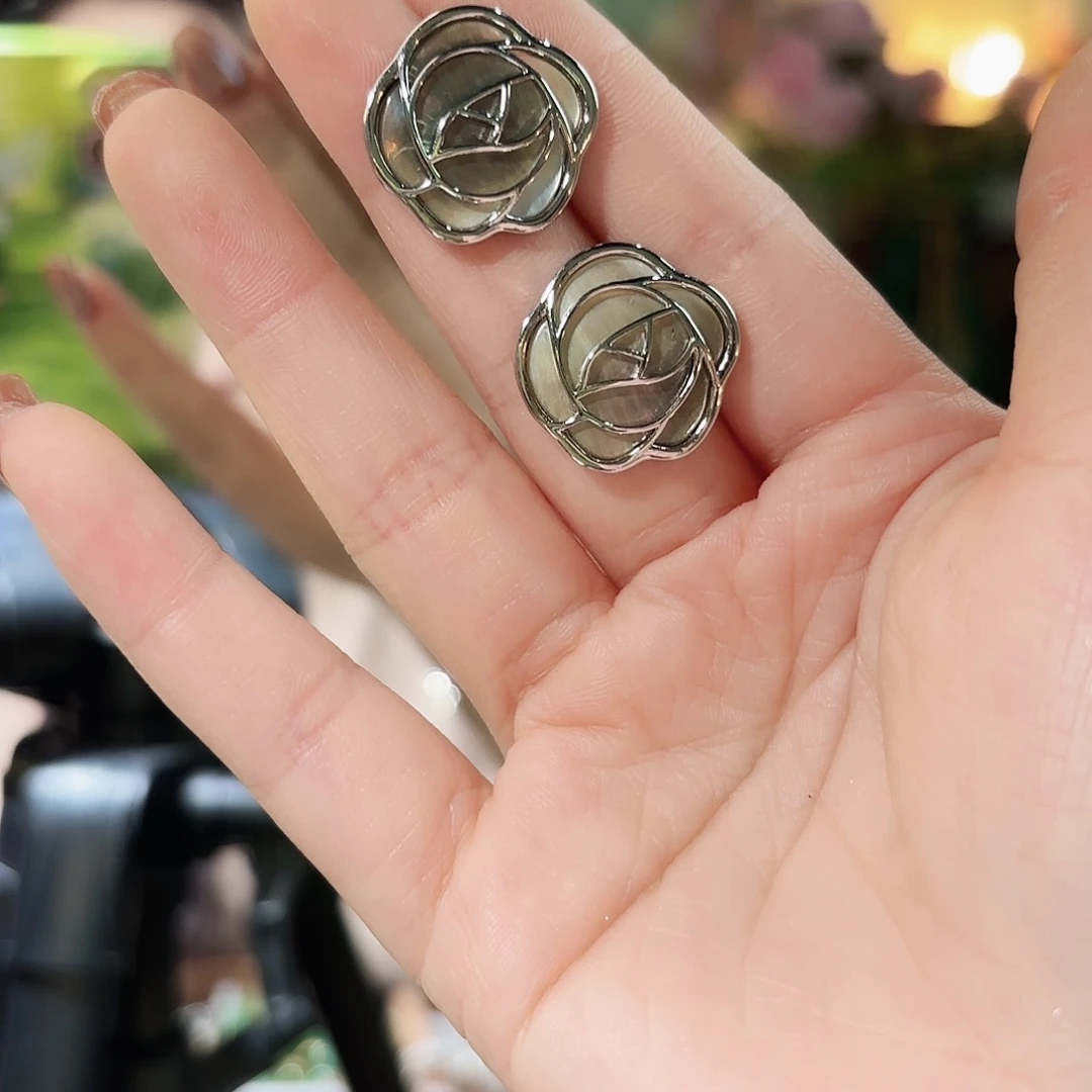 琉璃纯铜合金耳钉