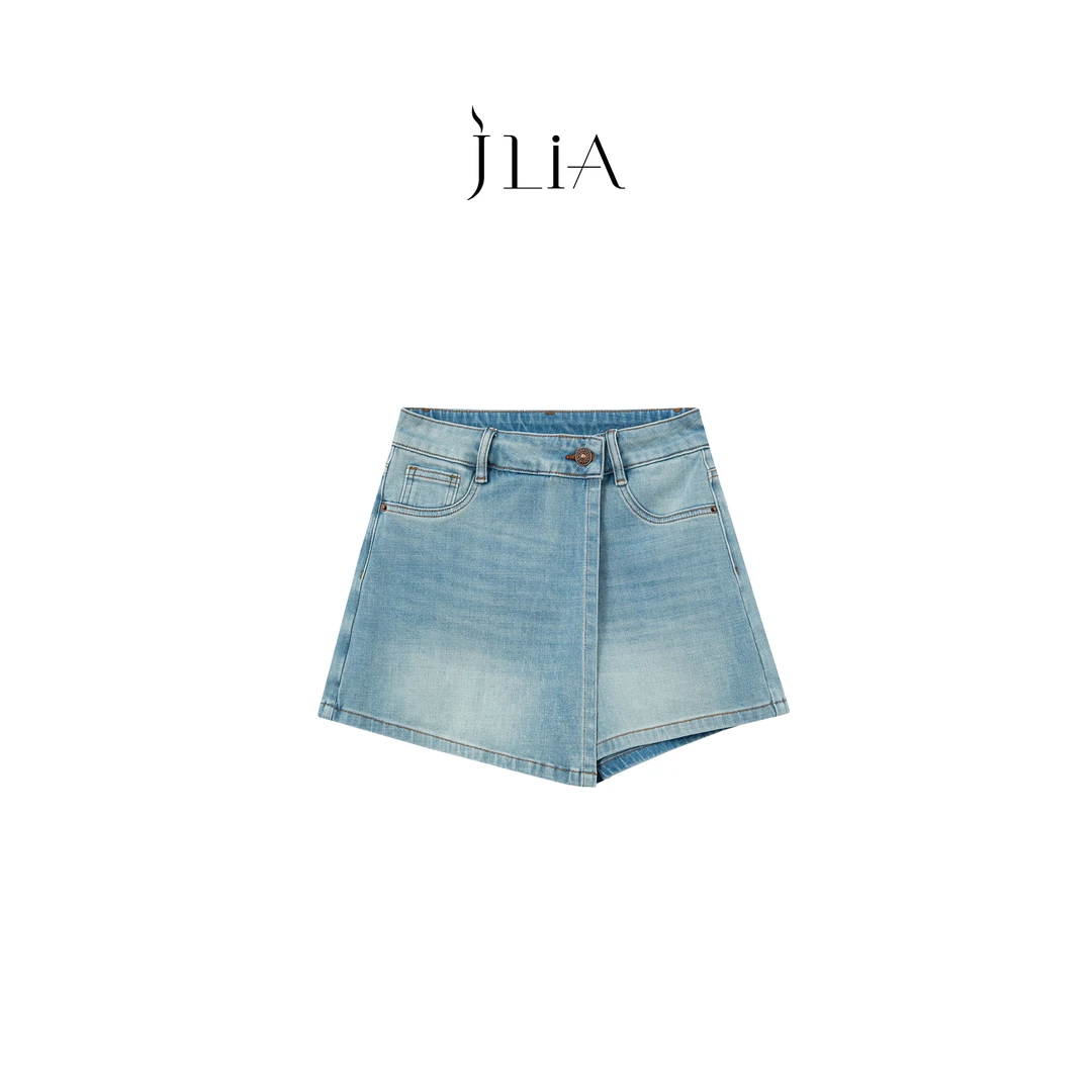 JLIA-1039夏季新品“蓝色”四面弹裤裙