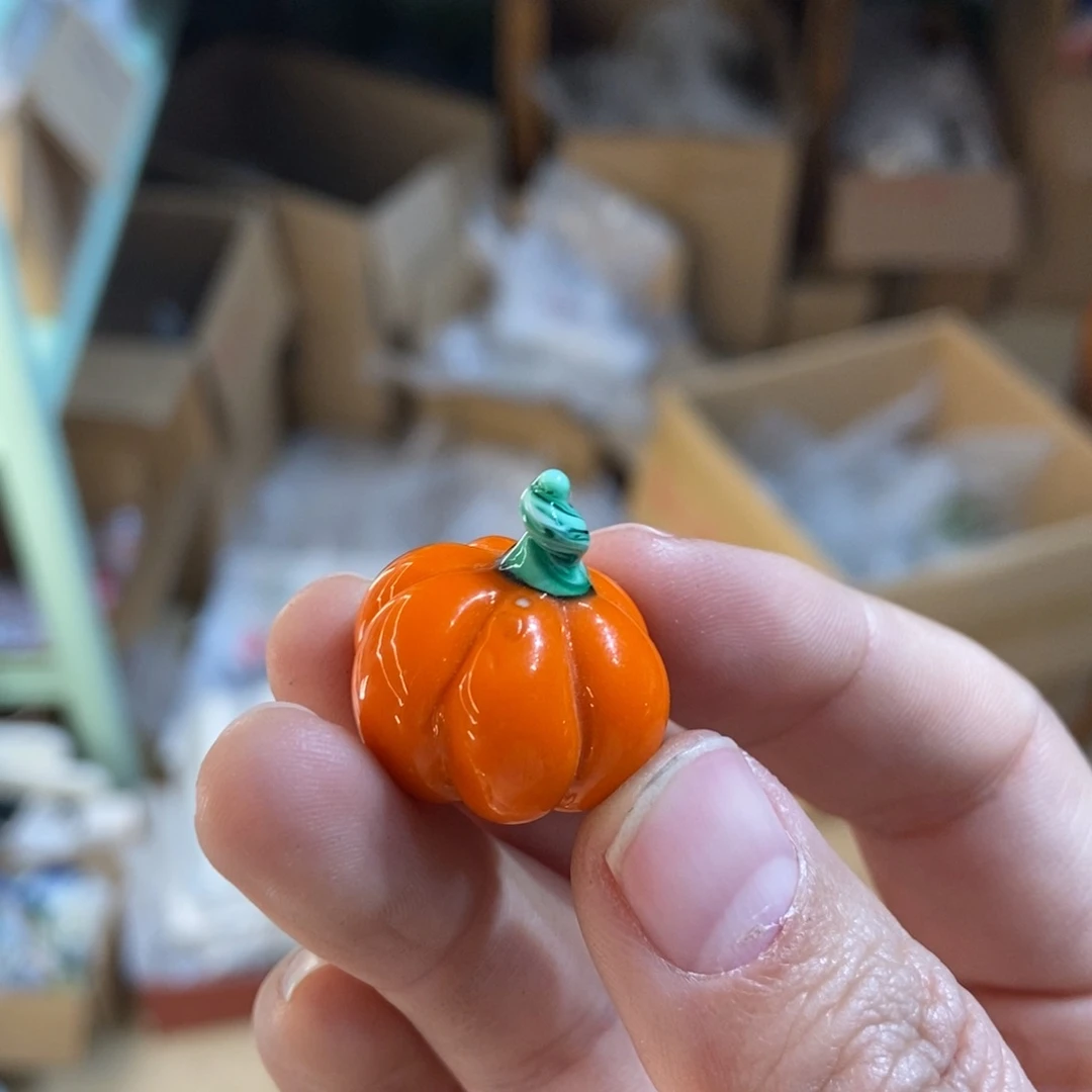 琉璃手工艺品南瓜