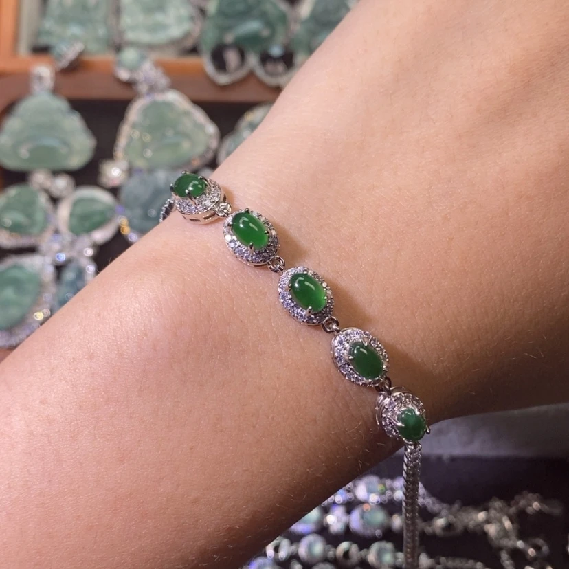 【闪购商品】翡翠未镶嵌颈饰天然