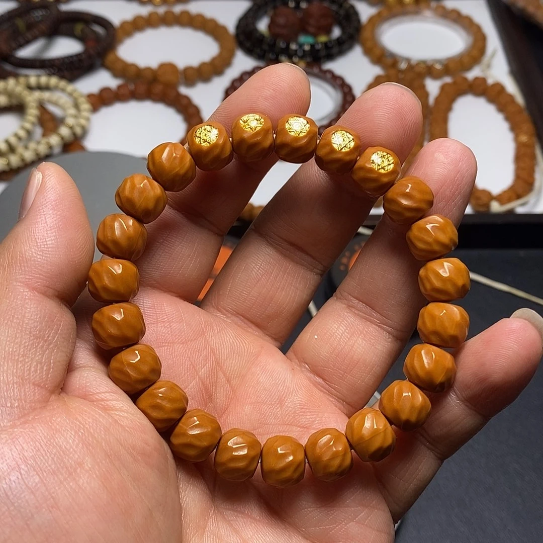 猴头核桃手串全品10-11黑金无相14号