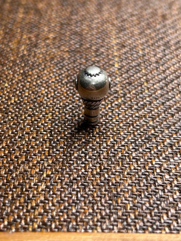 925银银制品 925银饰精工【潜水艇】三通宽9.8厚9.4高18