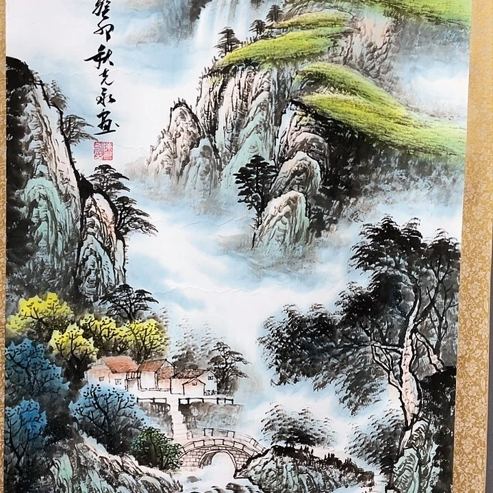 国画老师手笔手绘作品w