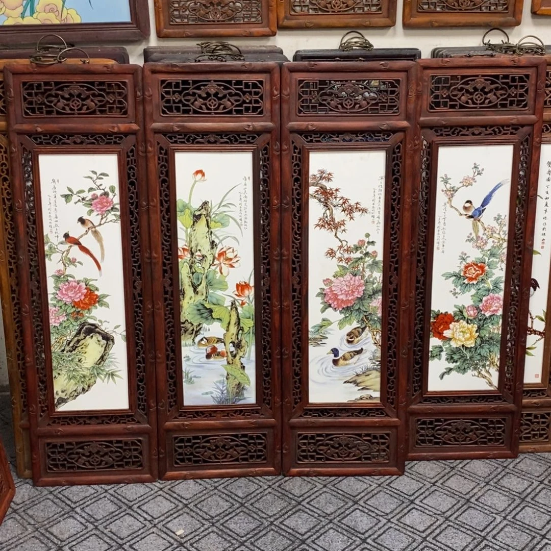 瓷120*36*4 景德镇瓷板画柴窑烧制