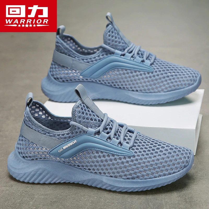 回力男鞋夏季透气镂空大网眼运动休闲鞋子男百搭开车网面洞洞潮鞋