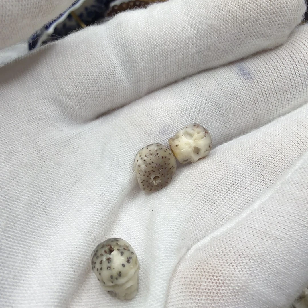 星月菩提吊坠大留白骷髅