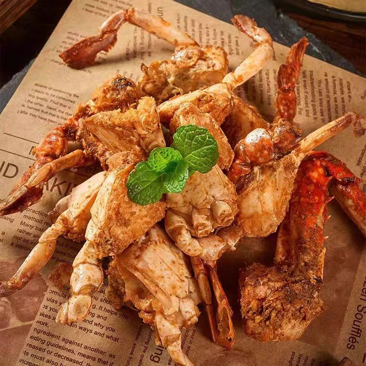 【顺丰直达】香酥舟山梭子蟹现炸零食开盖即食椒盐香酥解馋夜宵8
