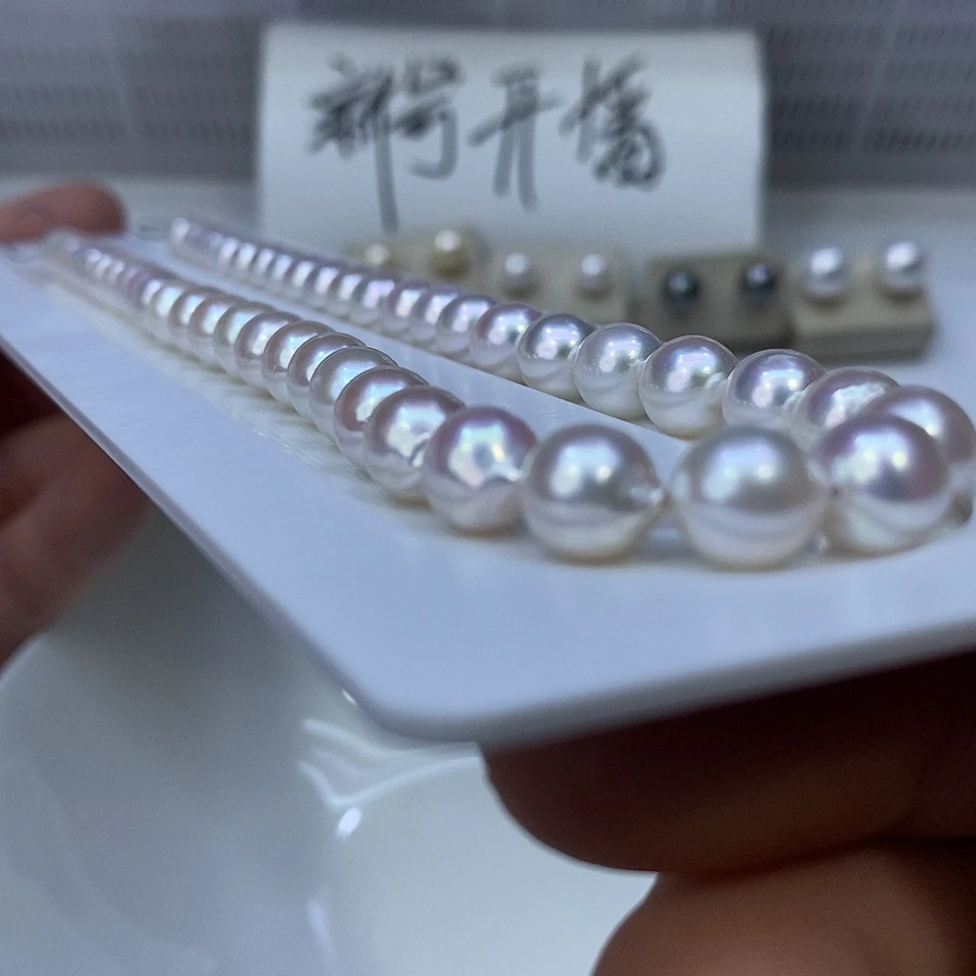 海水珍珠银S925镶嵌颈饰