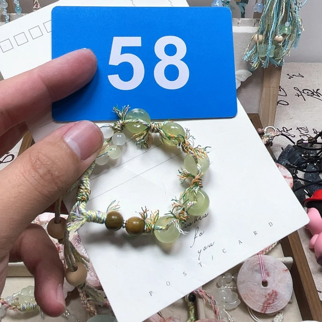 蛇纹石玉合金颈饰