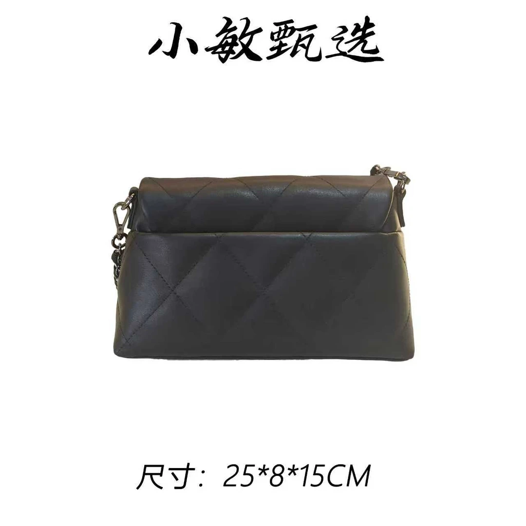 【小敏精选】渠道货GQ-20145-黑色轻奢纯色手拎包时尚女包