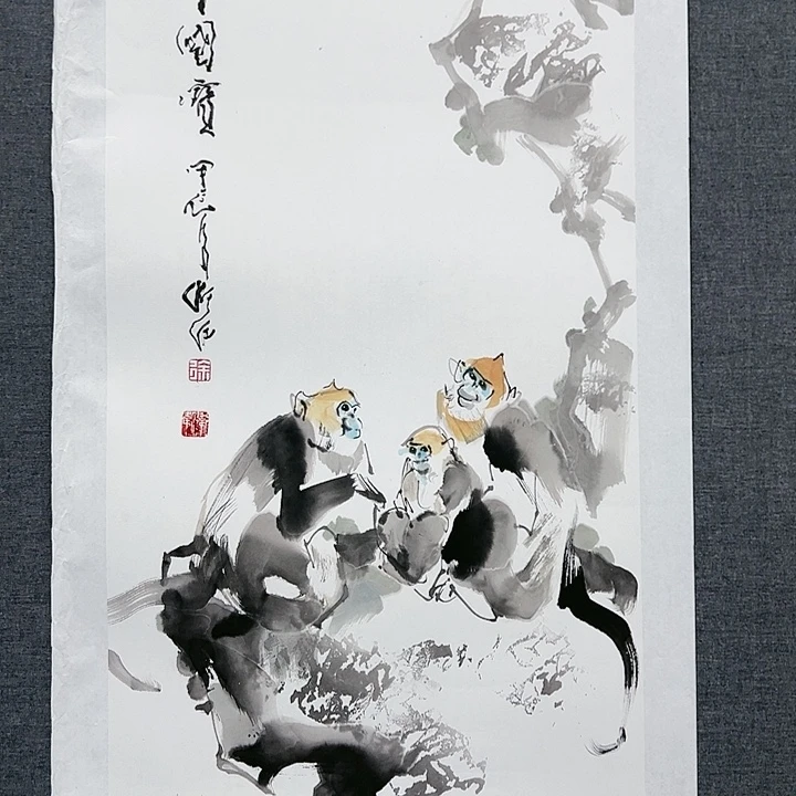 国画书画作品多次