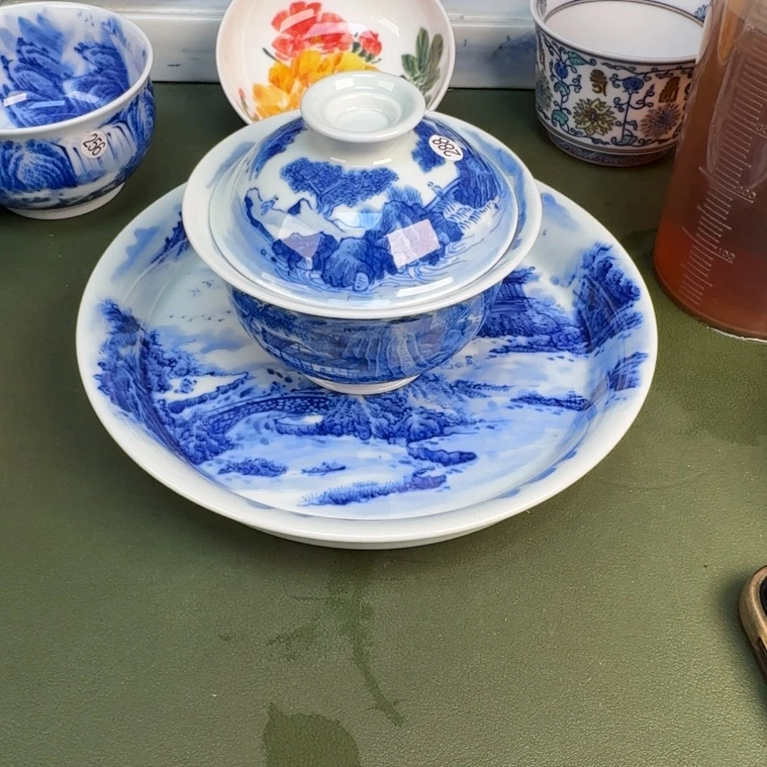 陶景德镇纯手绘茶具圆圆288，289