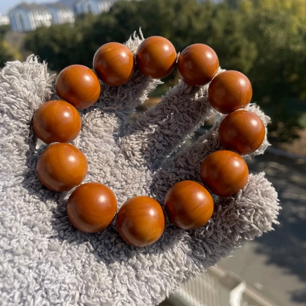 橄榄核正圆光珠2.0mm梅林核小孔暴力归圆手串