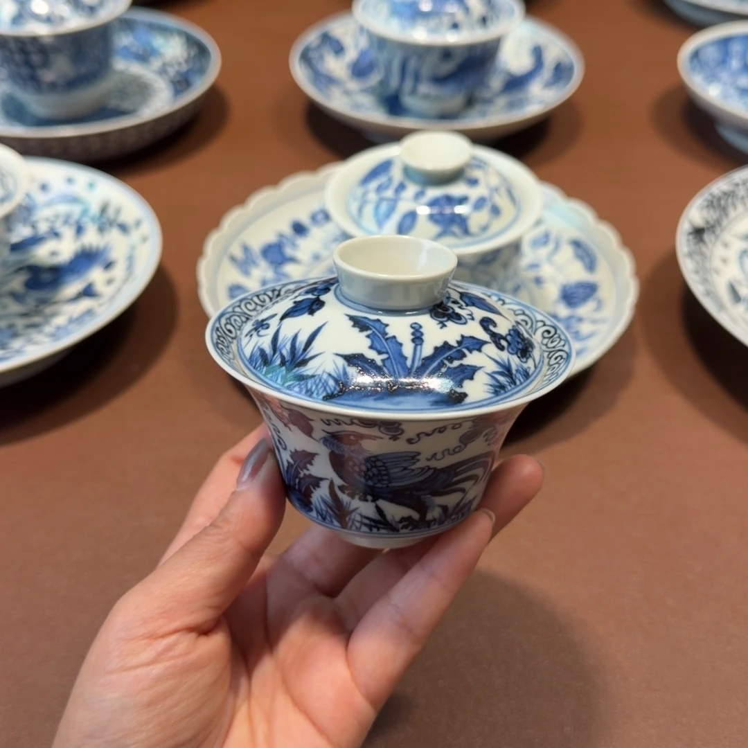 手工手绘茶具微瑕