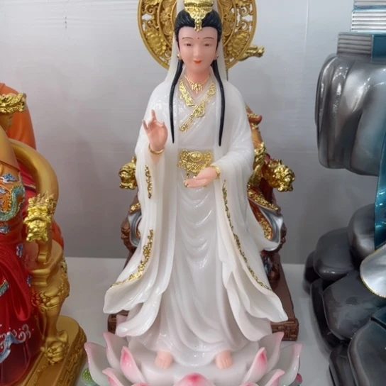 【闪购商品】玉16寸空心观音