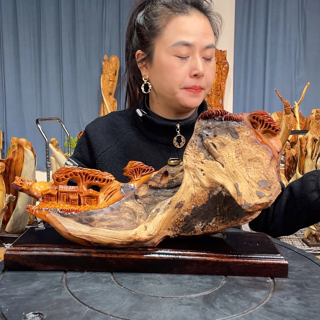 柏木（崖柏）山水倒流香送两盒香