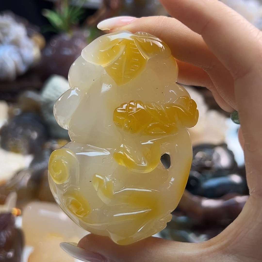 玛瑙/玉髓未镶嵌颈饰