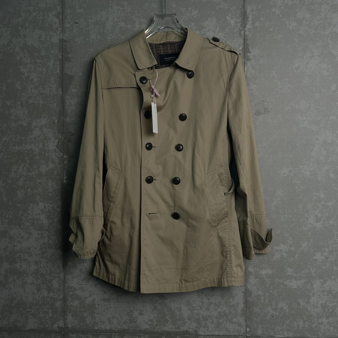 未使用 BURBERRY/博柏利 L*1/博柏利双排扣中长款外套/12469/JP