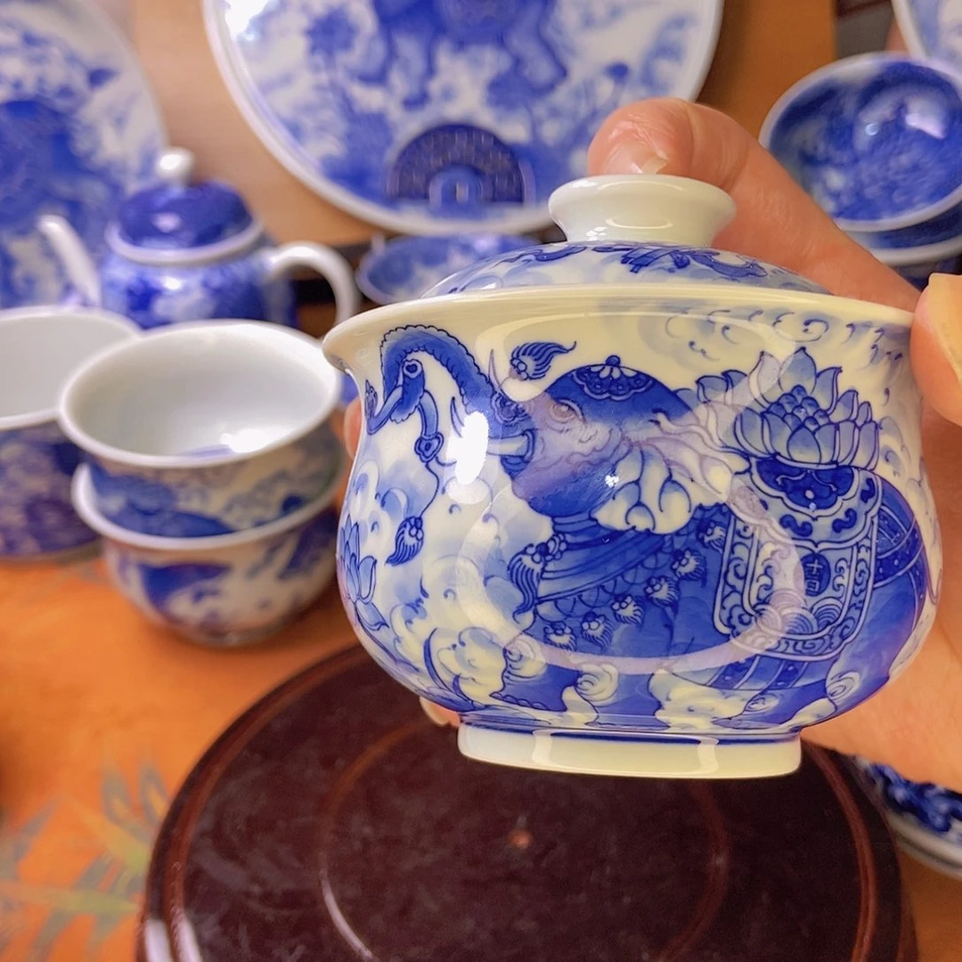 顺***水景德镇手工手绘陶瓷