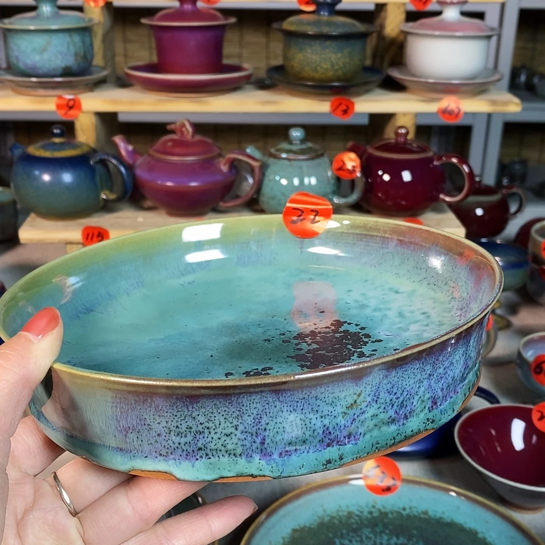 神后钧瓷手工……茶器微瑕