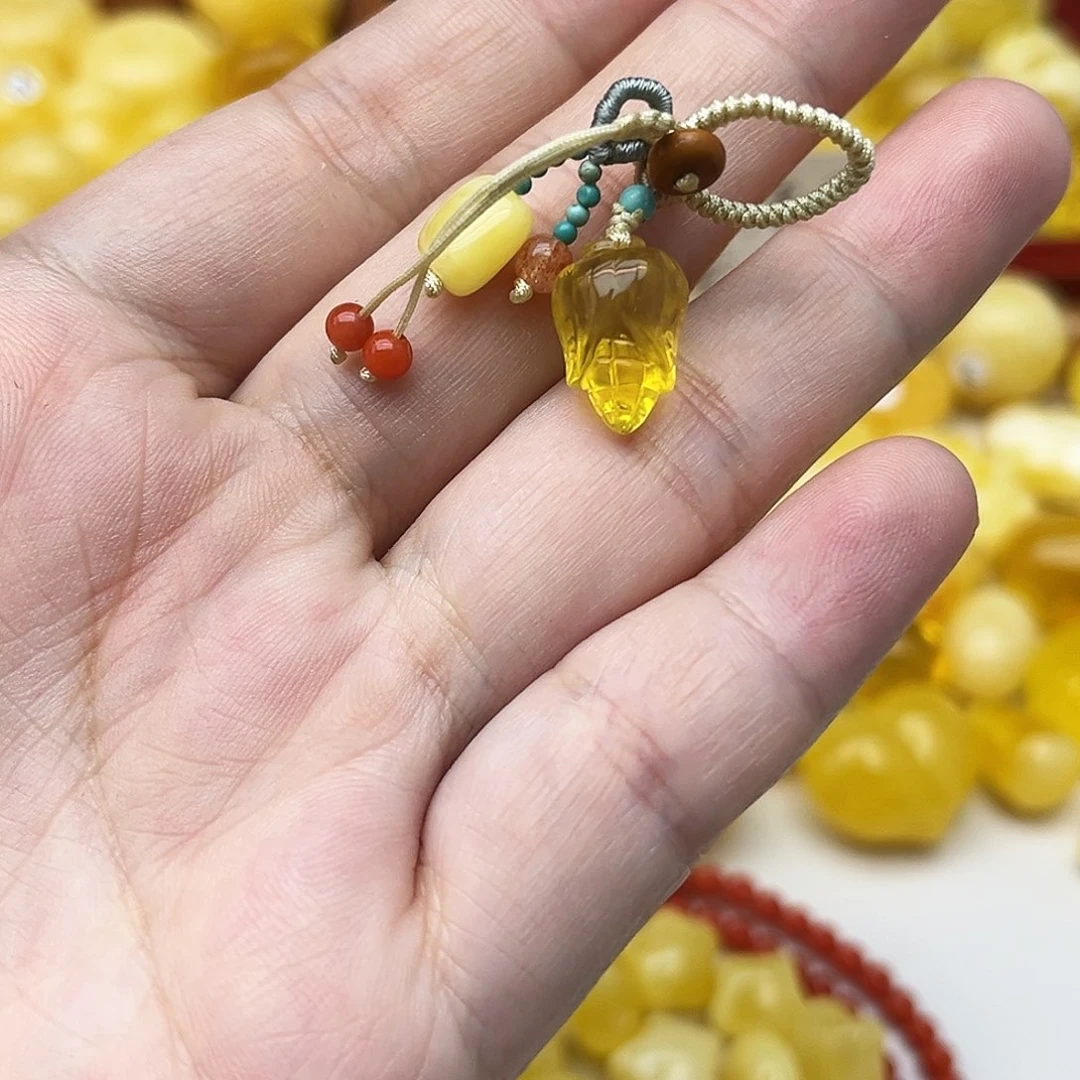 蜜蜡未镶嵌裸石天然