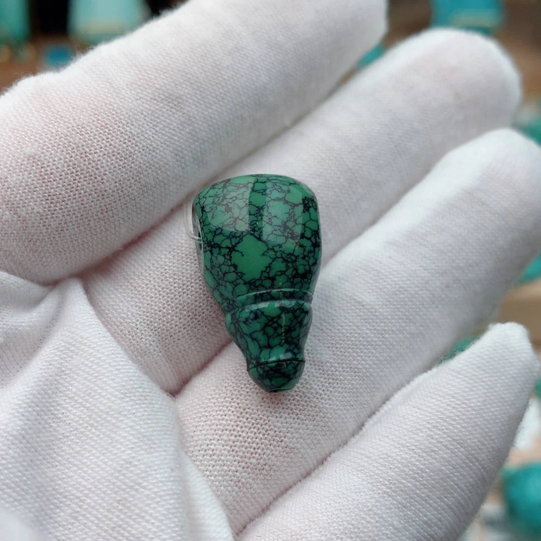 绿松石未镶嵌珠宝奇石13.4mm
